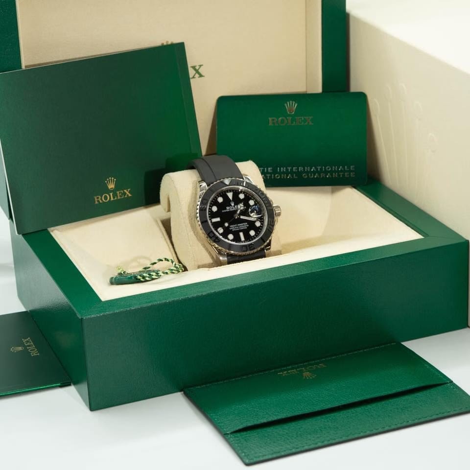 Rolex | Yacht-Master | 226659 | White gold | 42 mm | Rubber | Black | Automatic