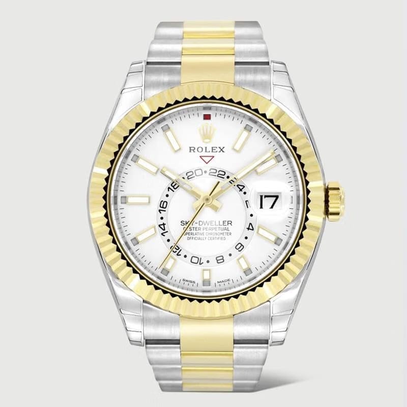 Rolex | Sky-Dweller | 326933 | Gold/Steel | White | Automatic