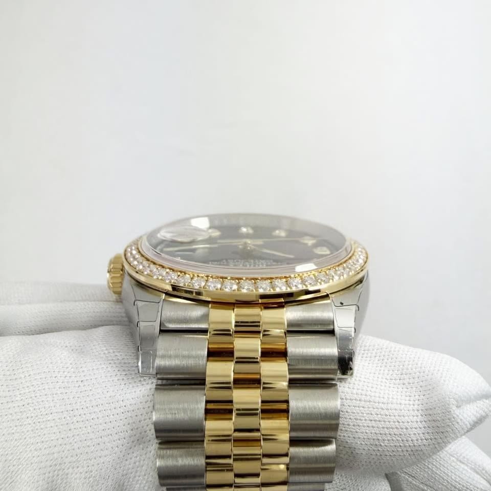 Rolex | Datejust | 126283RBR | Yellow gold | 36 mm | Black