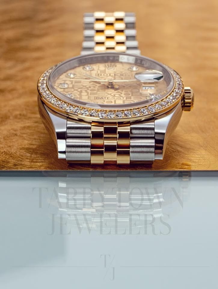 Rolex | Datejust | 126283RBR | Yellow gold | 36 mm | Yellow gold | Champagne | Automatic