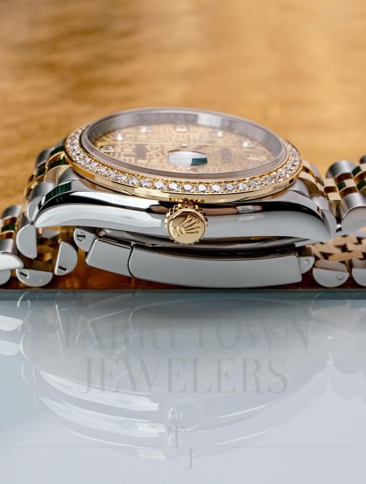 Rolex | Datejust | 126283RBR | Yellow gold | 36 mm | Yellow gold | Champagne | Automatic