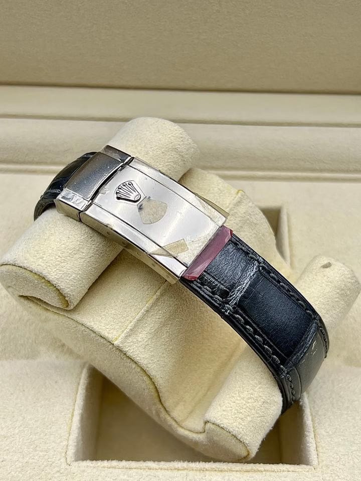 Rolex | Datejust | 116189-L | White gold | Leather | Pink | Automatic