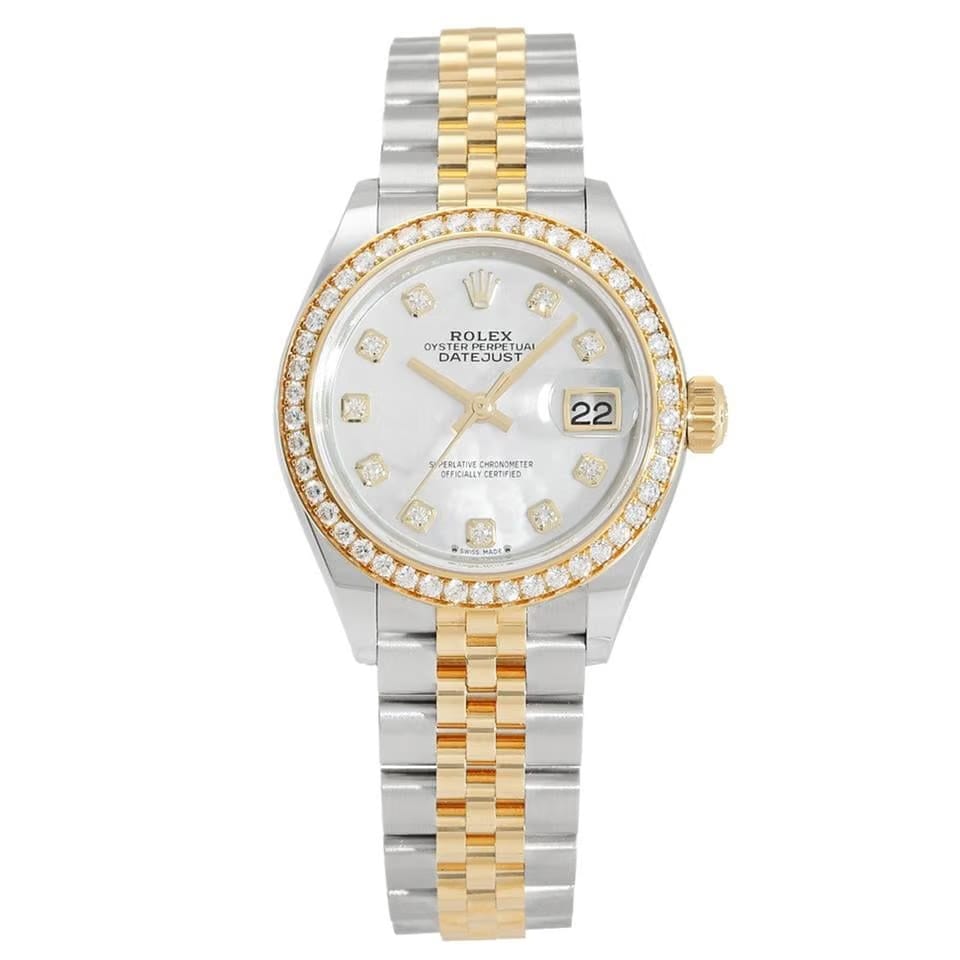 Rolex | Datejust | 279383RBR | Gold/Steel | 28 mm | Mother of pearl | Automatic