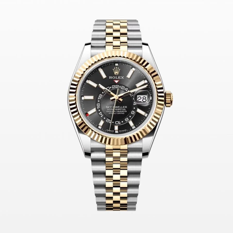 Rolex | Sky-Dweller | 336933 | Steel | 42 mm | Gold/Steel | Black | Automatic