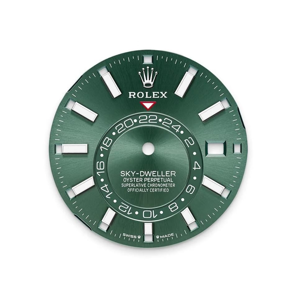 Rolex | Sky-Dweller | 336934-0001 | Gold/Steel | 42 mm | Gold/Steel | Green | Automatic