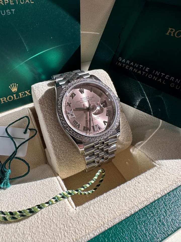 Rolex | Datejust | 126284RBR | Steel | 36 mm | Steel | Pink | Automatic