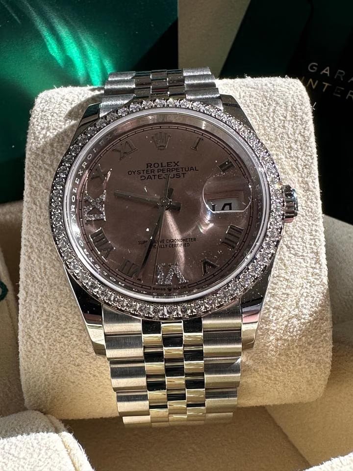 Rolex | Datejust | 126284RBR | Steel | 36 mm | Steel | Pink | Automatic