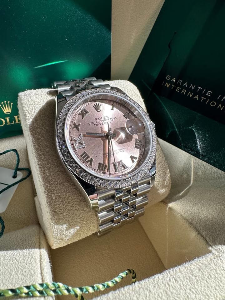 Rolex | Datejust | 126284RBR | Steel | 36 mm | Steel | Pink | Automatic