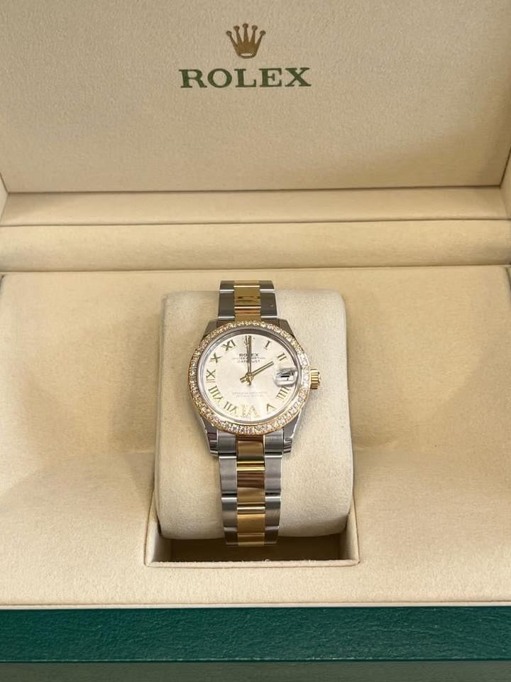 Rolex | Datejust | 278383RBR SILVER ROMAN OYS | Gold/Steel | 31 mm | Gold/Steel | Silver | Automatic