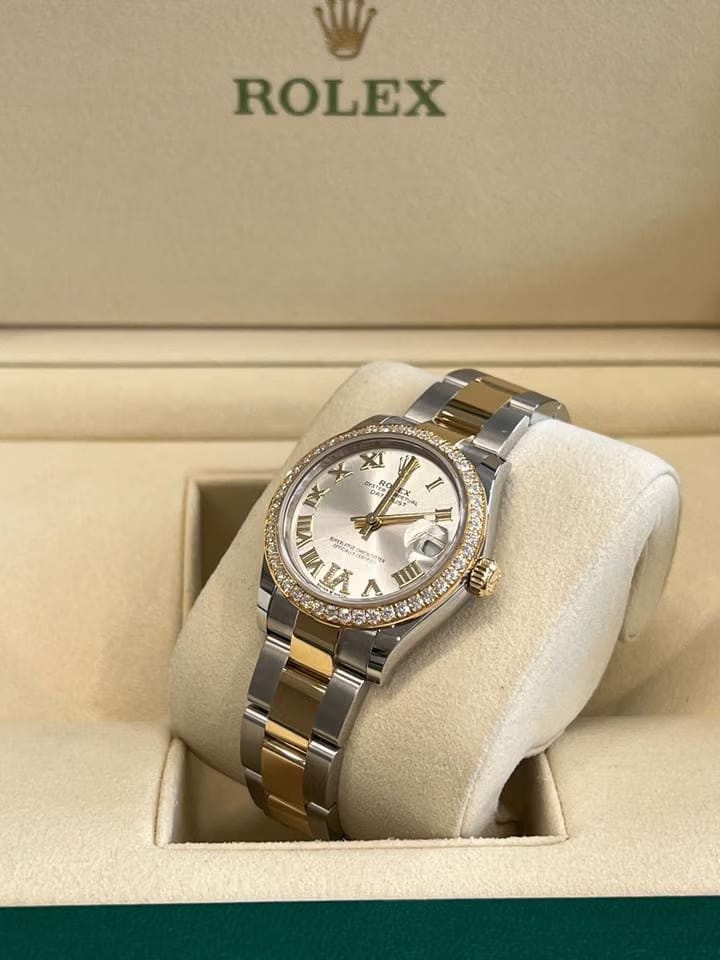 Rolex | Datejust | 278383RBR SILVER ROMAN OYS | Gold/Steel | 31 mm | Gold/Steel | Silver | Automatic