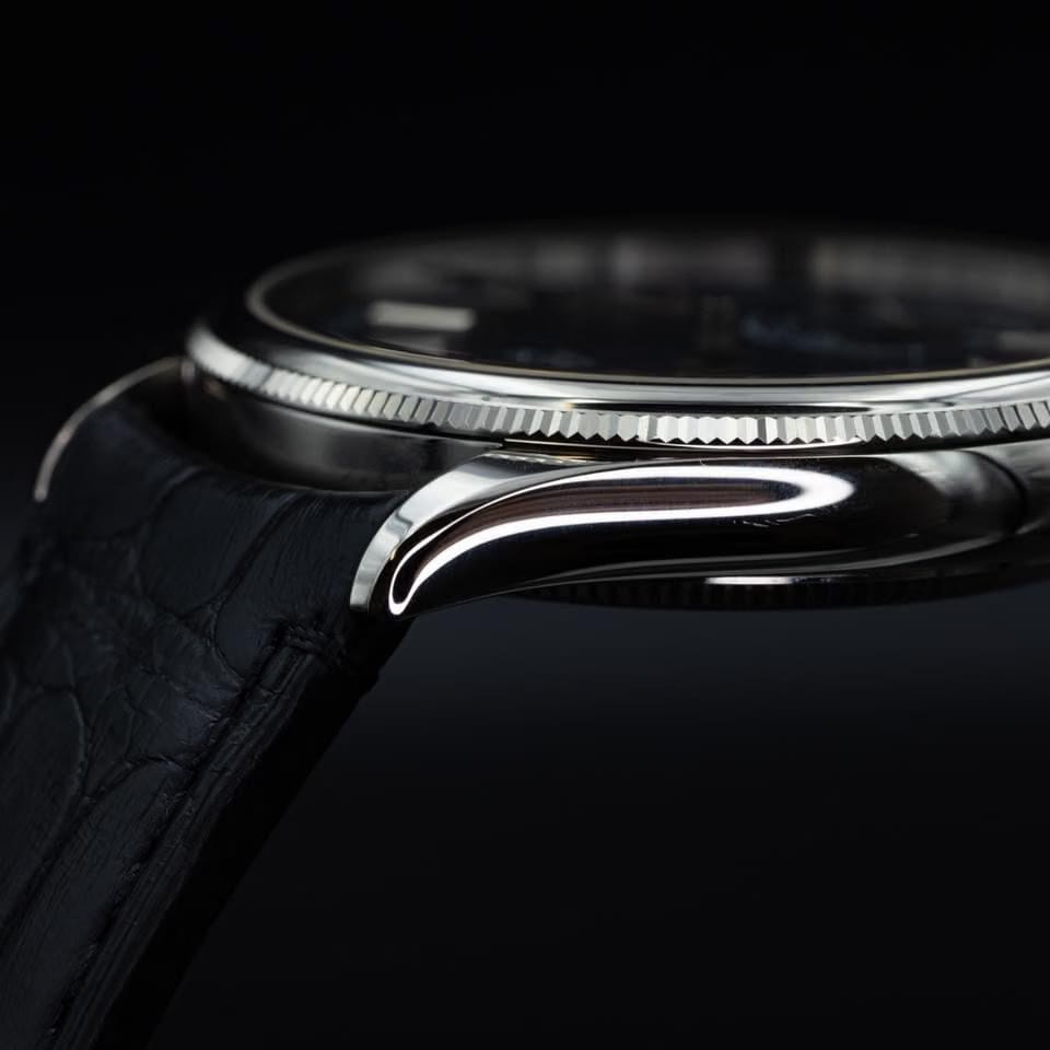 Rolex | 1908 | 52509 | White gold | 39 mm | Leather | Black | Automatic