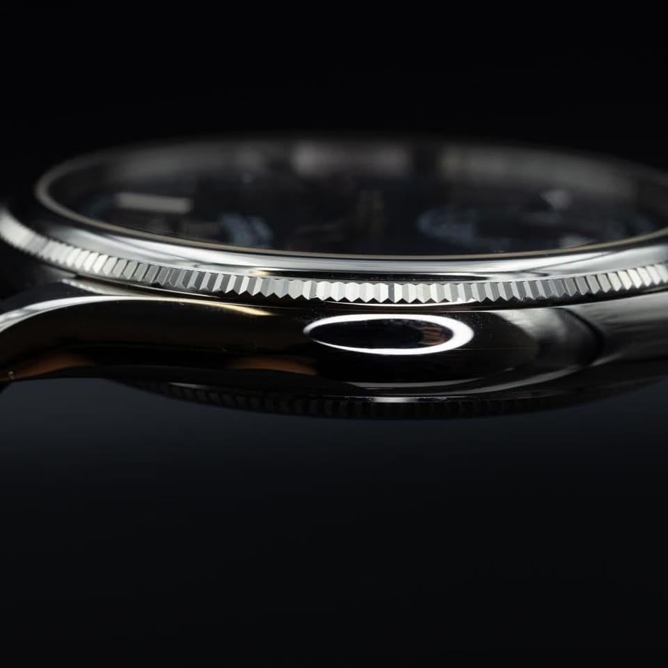 Rolex | 1908 | 52509 | White gold | 39 mm | Leather | Black | Automatic