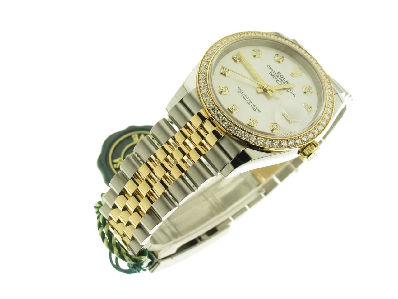 Rolex | Datejust | 126283RBR | Gold/Steel | 36 x 44 mm | Gold/Steel | Mother of pearl | Automatic