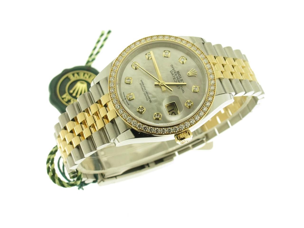 Rolex | Datejust | 126283RBR | Gold/Steel | 36 x 44 mm | Gold/Steel | Mother of pearl | Automatic
