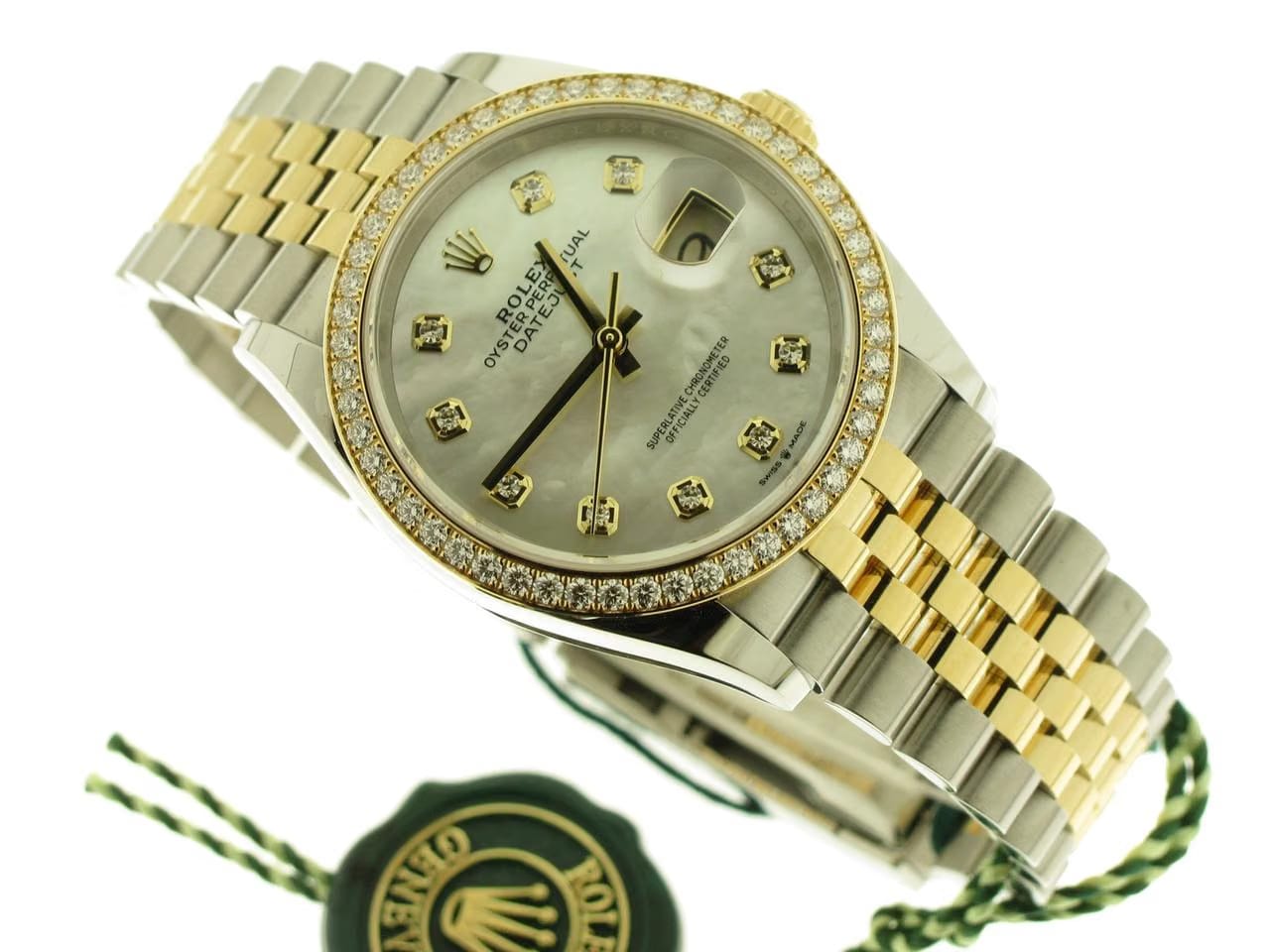 Rolex | Datejust | 126283RBR | Gold/Steel | 36 x 44 mm | Gold/Steel | Mother of pearl | Automatic