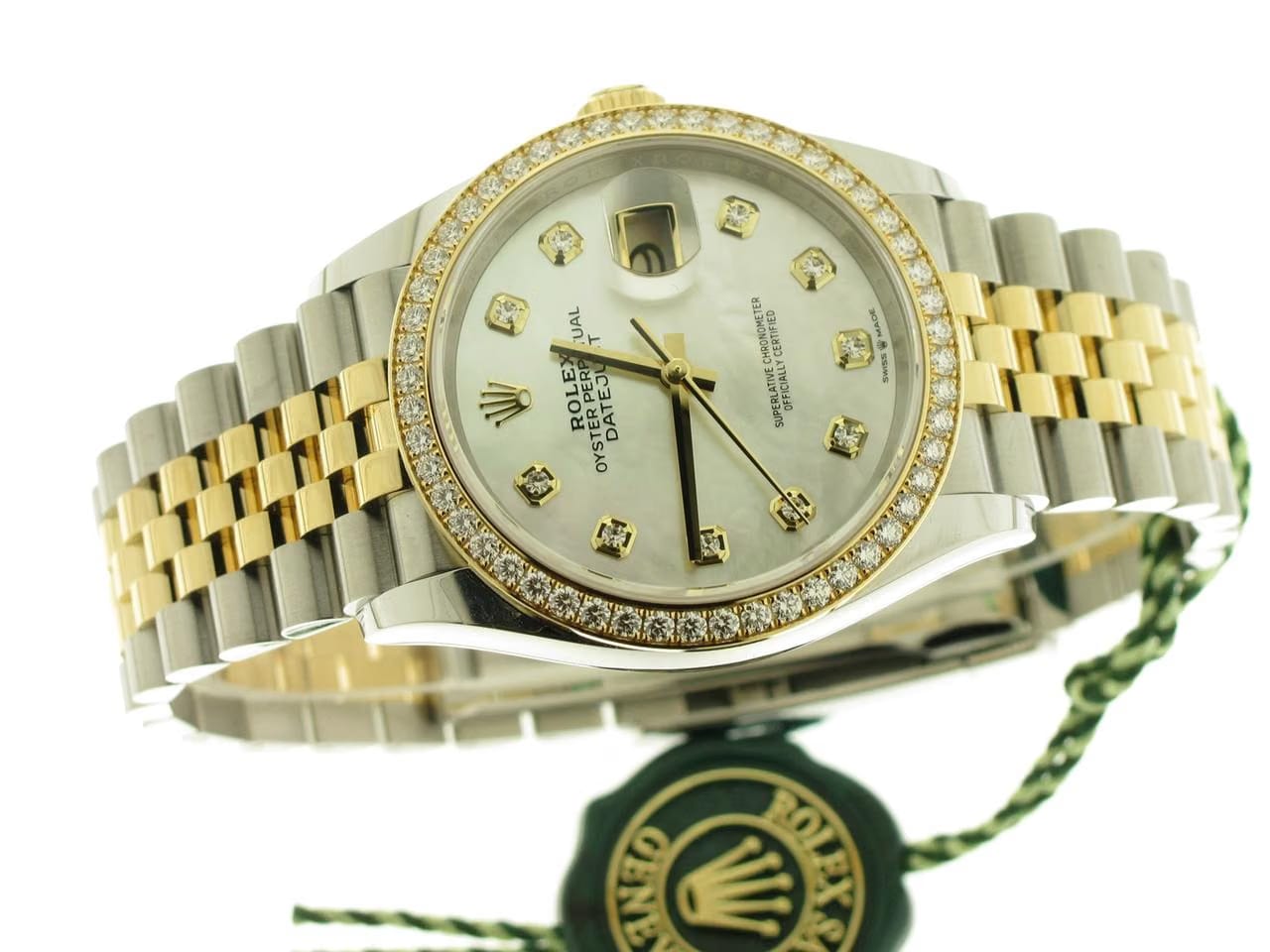 Rolex | Datejust | 126283RBR | Gold/Steel | 36 x 44 mm | Gold/Steel | Mother of pearl | Automatic