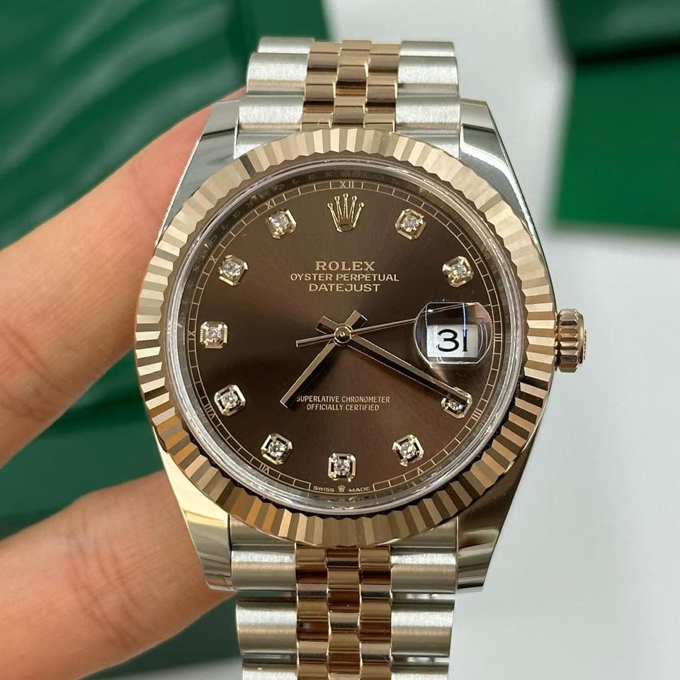 Rolex | Datejust | 126331 | Rose gold | 41 mm | Rose gold | Bronze | Automatic