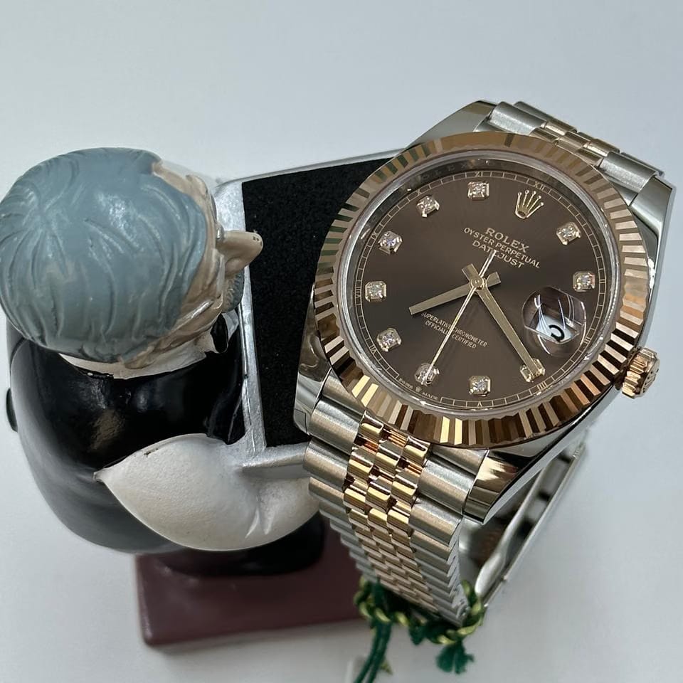 Rolex | Datejust | 126331 | Rose gold | 41 mm | Rose gold | Bronze | Automatic