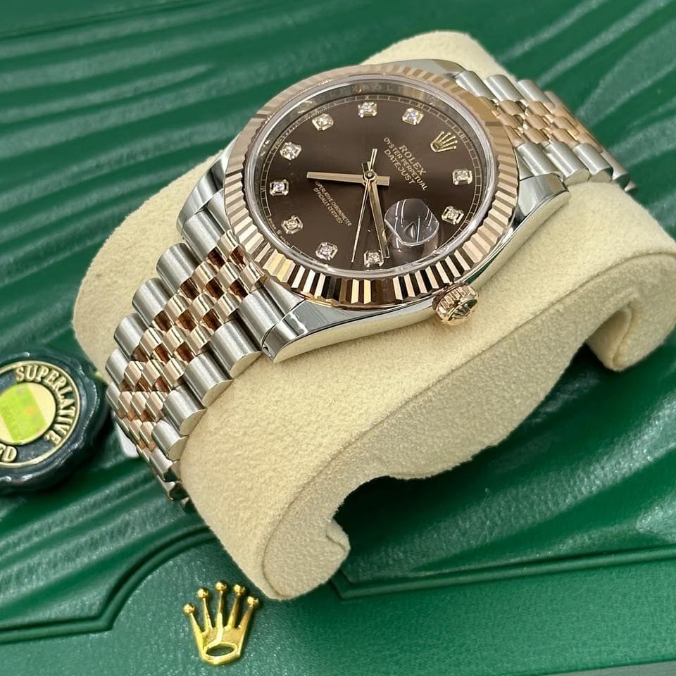 Rolex | Datejust | 126331 | Rose gold | 41 mm | Rose gold | Bronze | Automatic