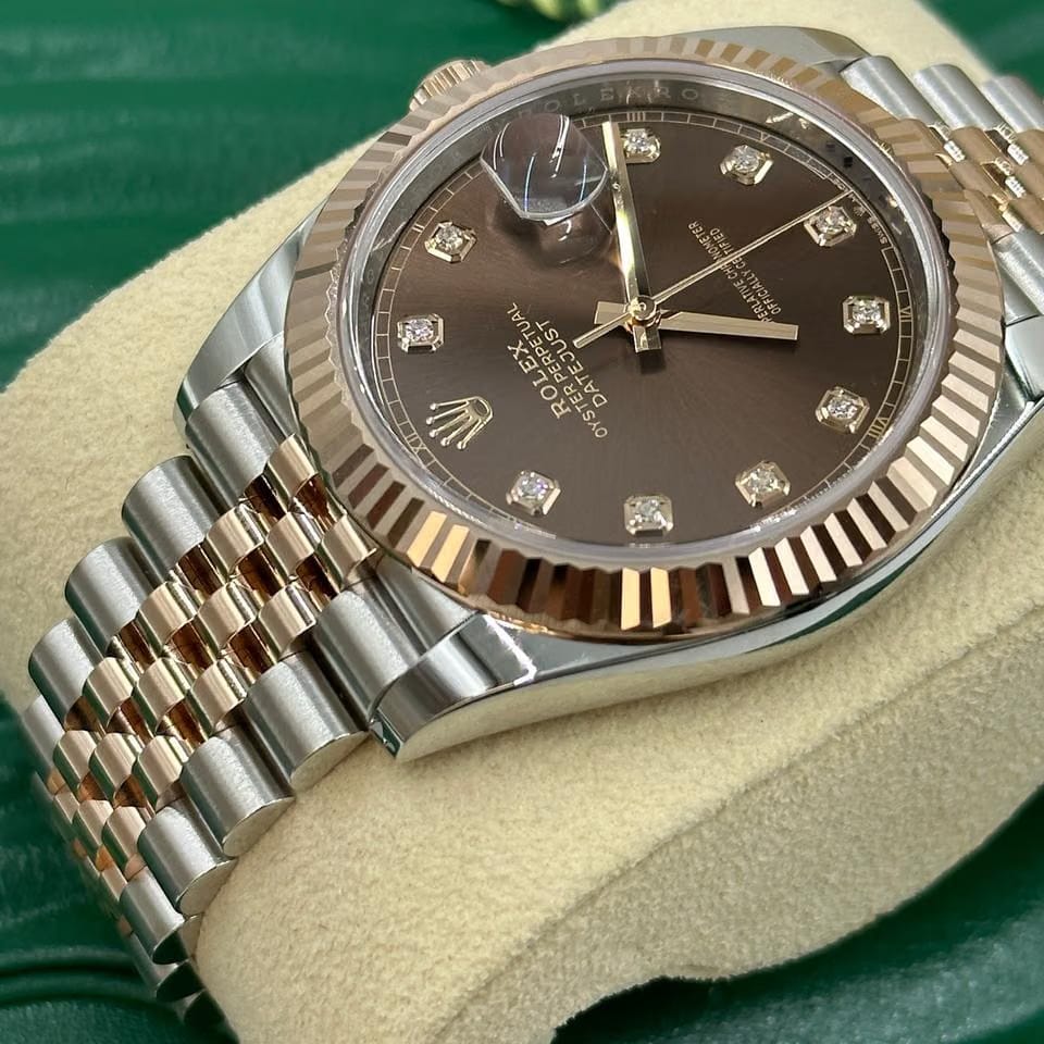 Rolex | Datejust | 126331 | Rose gold | 41 mm | Rose gold | Bronze | Automatic