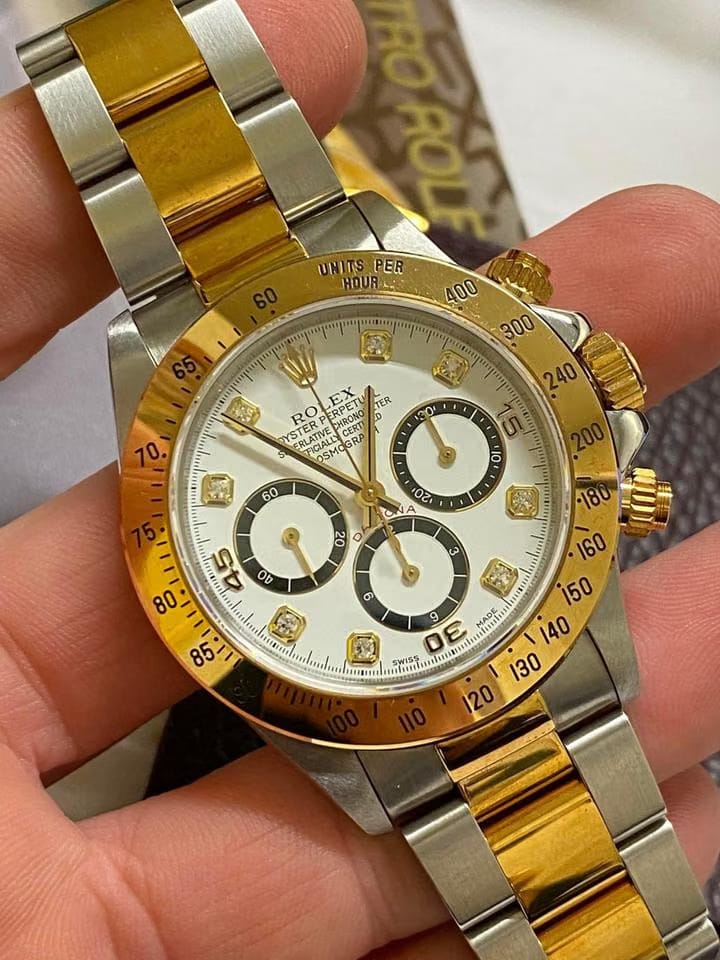 Rolex | Daytona | 16523 | Gold/Steel | 40 mm | Gold/Steel | White | Automatic