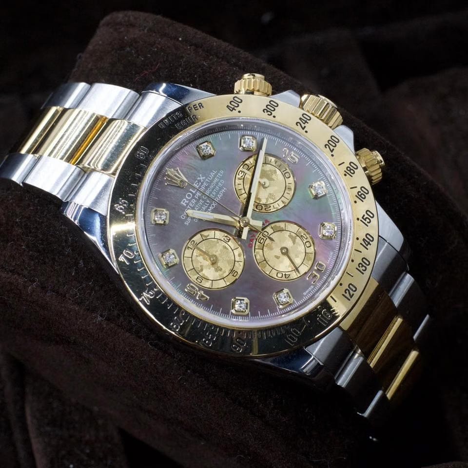Rolex | Daytona | 116523 | Gold/Steel | 40 mm | Gold/Steel | Mother of pearl | Automatic