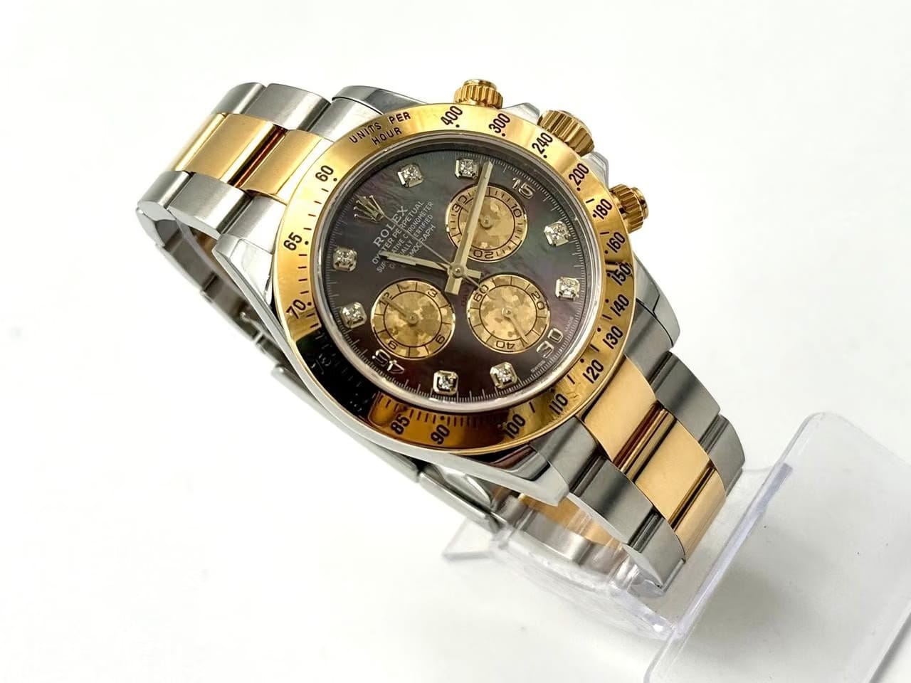 Rolex | Daytona | 116523 | Gold/Steel | 40 mm | Gold/Steel | Mother of pearl | Automatic