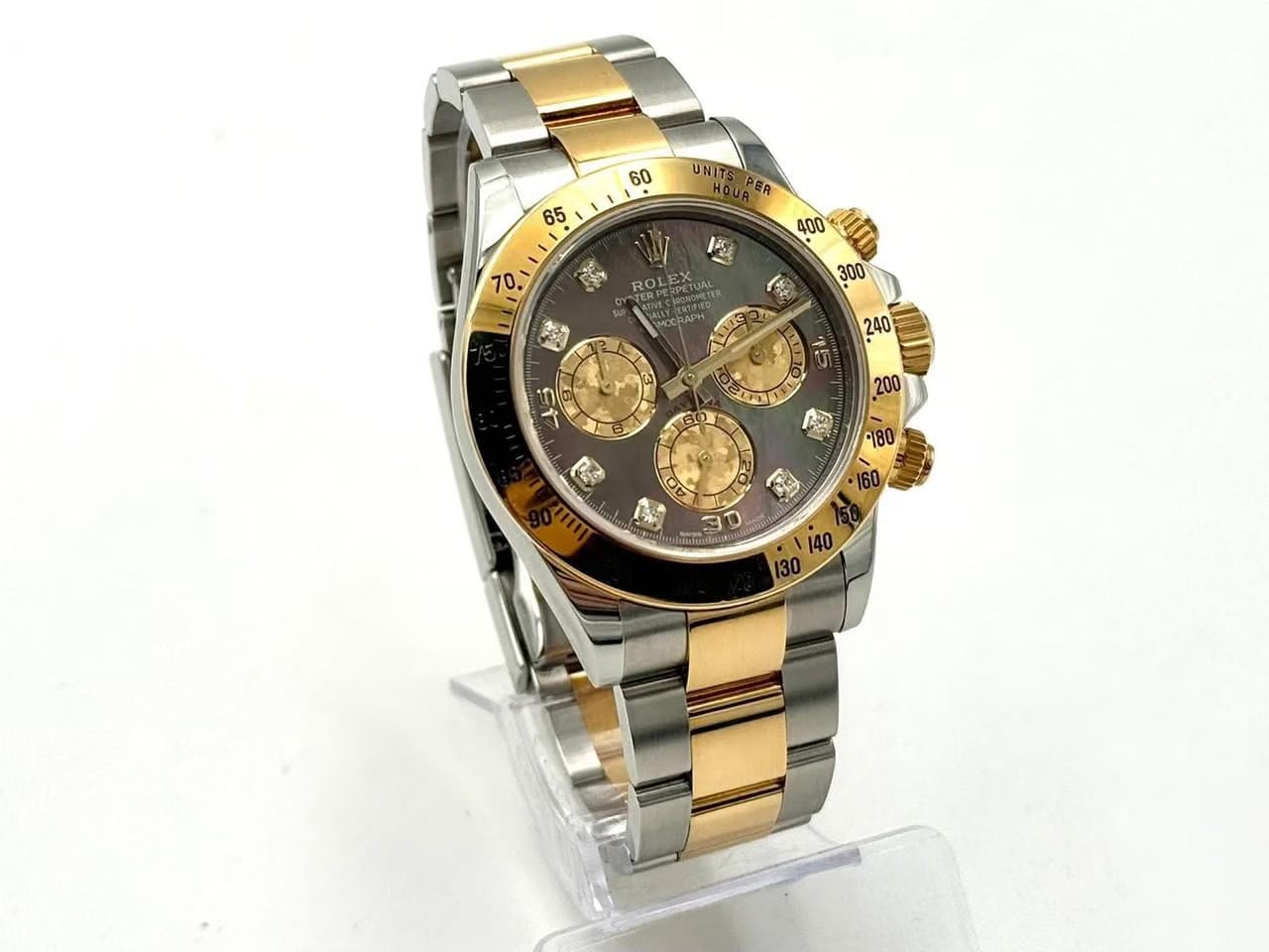 Rolex | Daytona | 116523 | Gold/Steel | 40 mm | Gold/Steel | Mother of pearl | Automatic