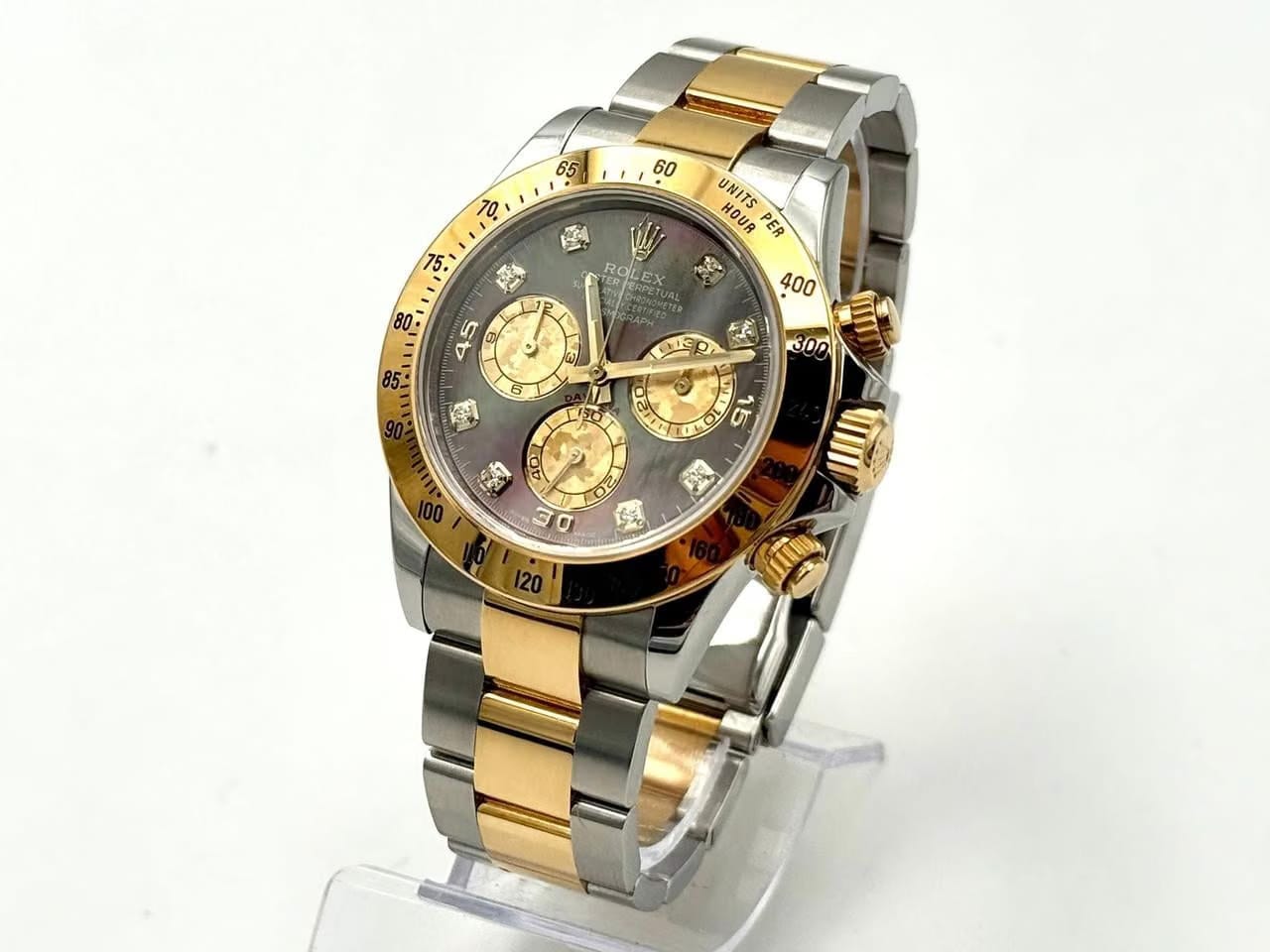 Rolex | Daytona | 116523 | Gold/Steel | 40 mm | Gold/Steel | Mother of pearl | Automatic