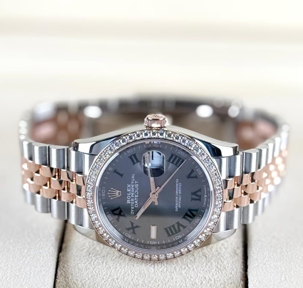 Rolex | Datejust | 126281RBR | Steel | 36 x 44 mm | Gold/Steel | Grey | Automatic
