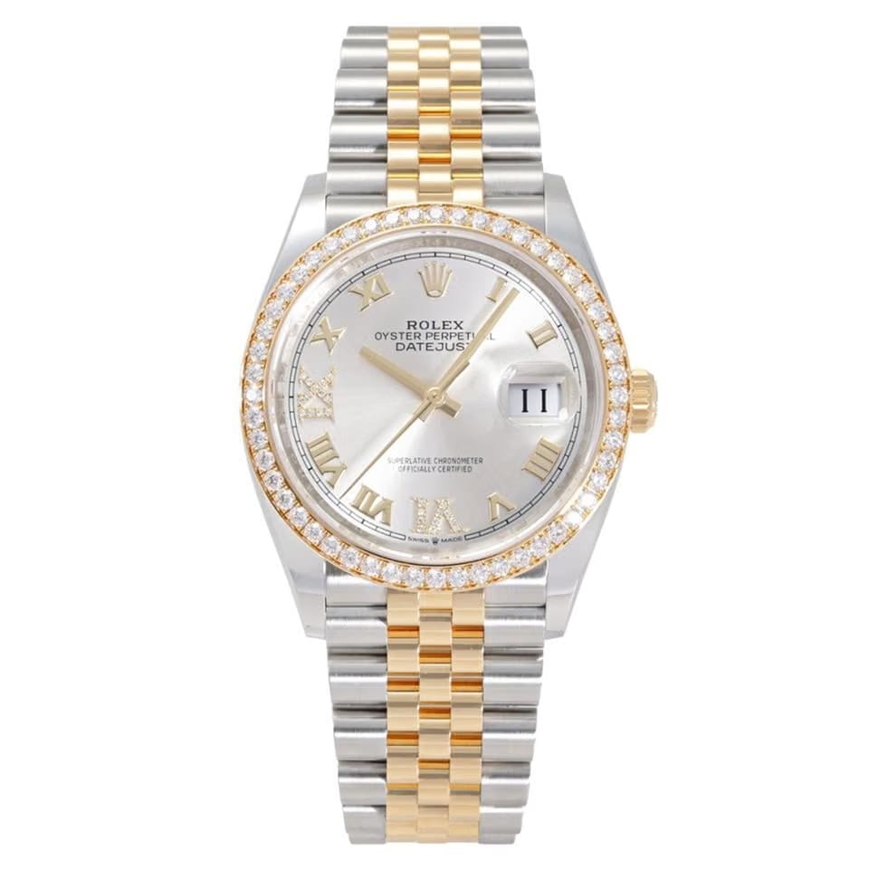 Rolex | Datejust | 126283RBR | Gold/Steel | 36 mm | Silver | Automatic