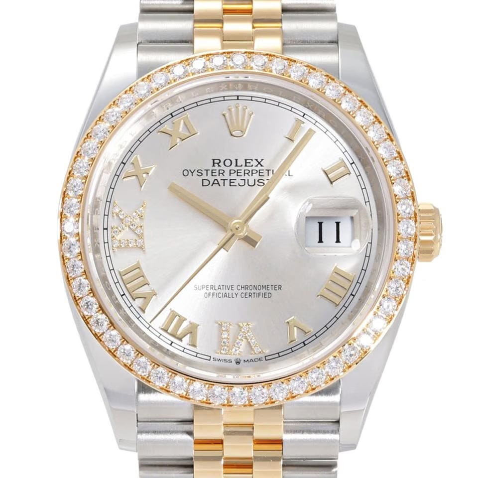 Rolex | Datejust | 126283rbr | Gold/Steel | 36 Mm | Silver | Automatic