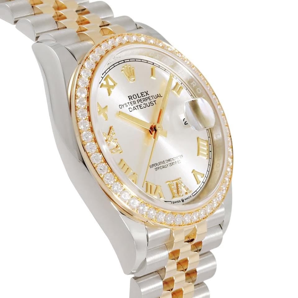Rolex | Datejust | 126283rbr | Gold/Steel | 36 Mm | Silver | Automatic