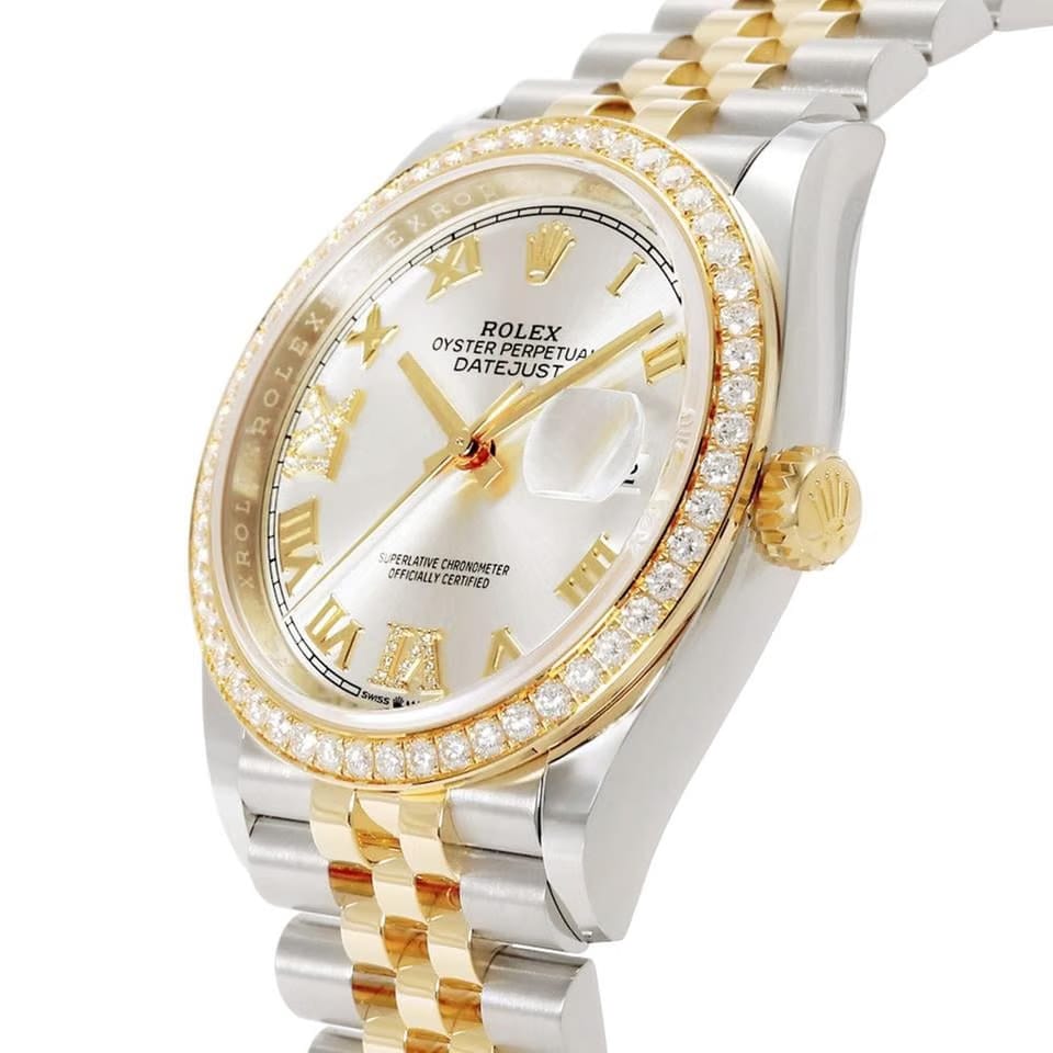 Rolex | Datejust | 126283rbr | Gold/Steel | 36 Mm | Silver | Automatic