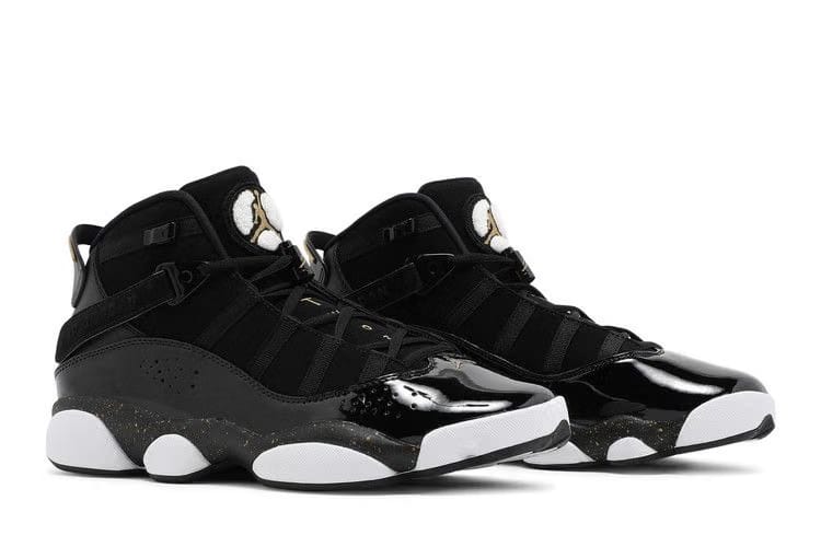 Air Jordan 6 Rings Black Metallic Gold