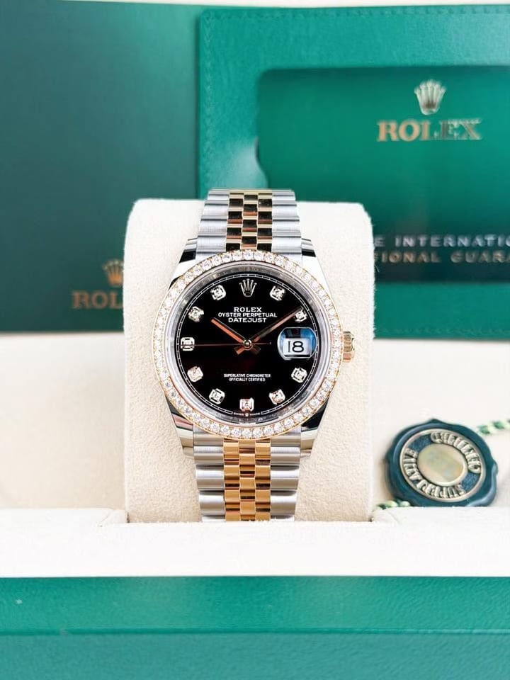 Rolex | Datejust | 126283RBR | Gold/Steel | 36 x 44 mm | Gold/Steel | Black | Automatic