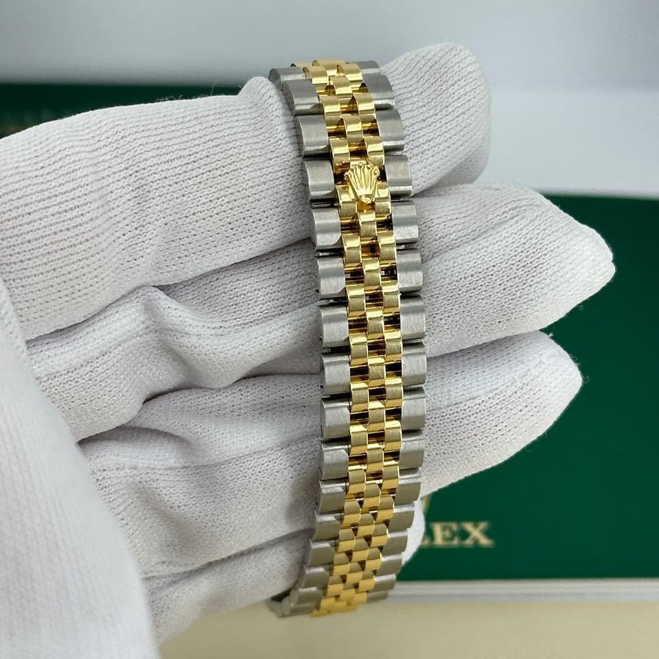 Rolex | Datejust | 279383RBR | Yellow gold | 28 mm | Gold/Steel | Silver | Automatic