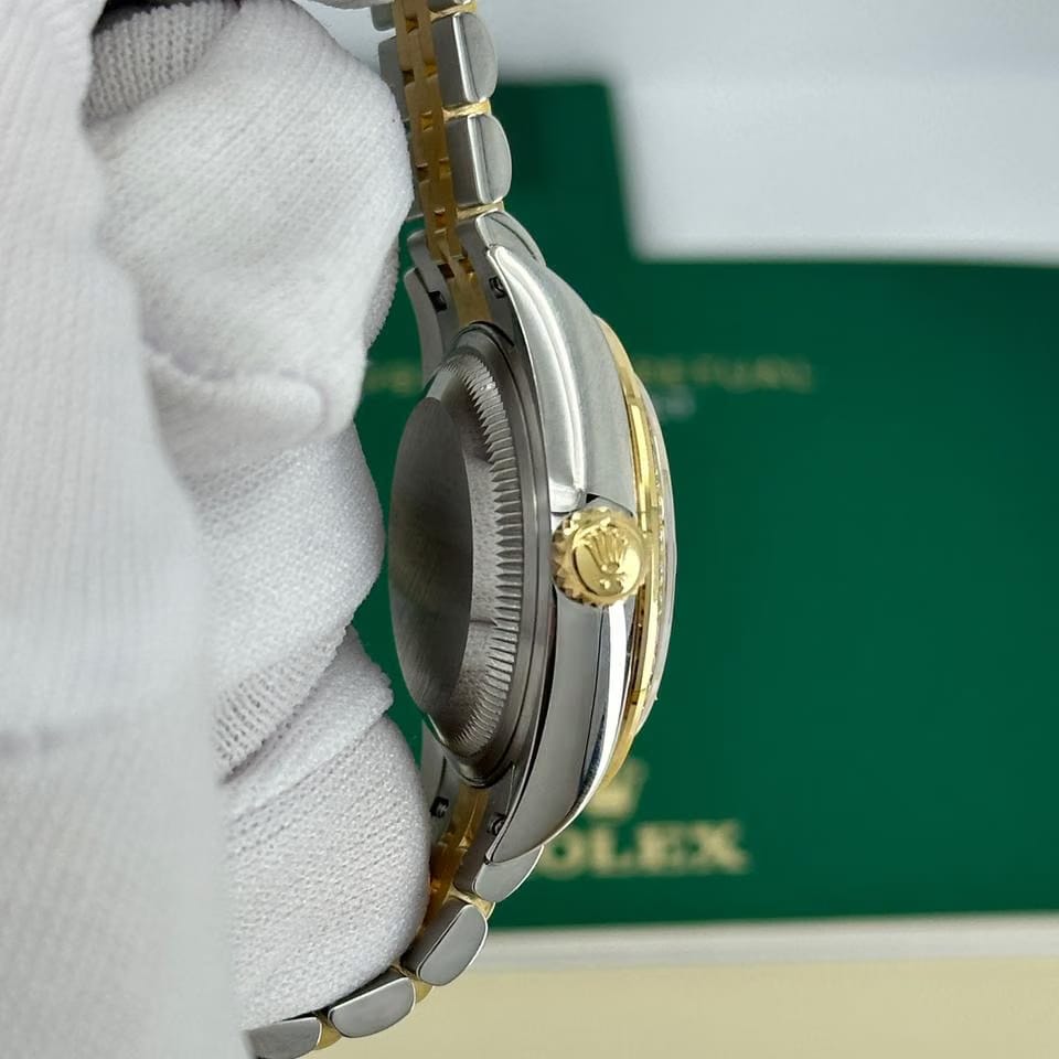 Rolex | Datejust | 279383RBR | Yellow gold | 28 mm | Gold/Steel | Silver | Automatic