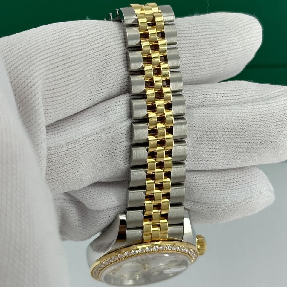 Rolex | Datejust | 279383RBR | Yellow gold | 28 mm | Gold/Steel | Silver | Automatic