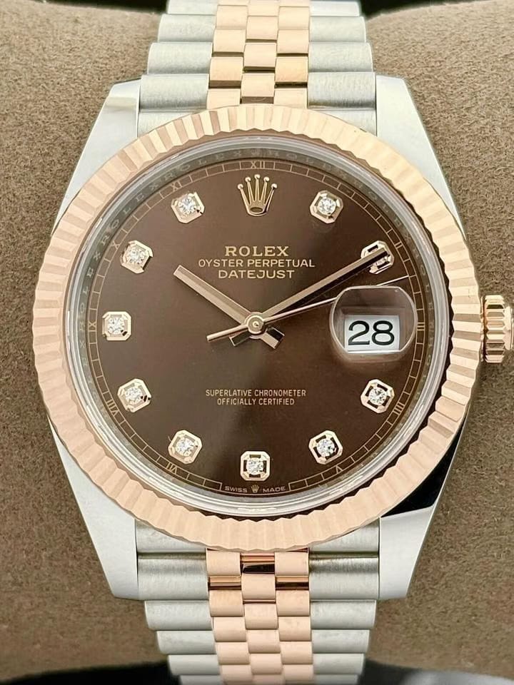 Rolex | Datejust | 126331 | Gold/Steel | 41 x 4 mm | Gold/Steel | Brown | Automatic
