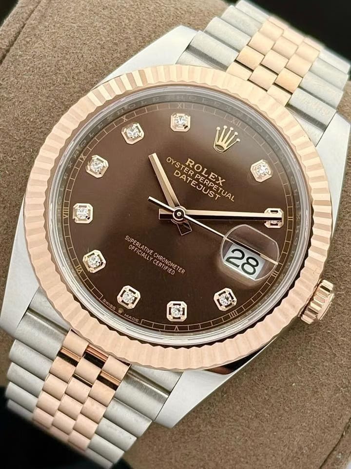 Rolex | Datejust | 126331 | Gold/Steel | 41 x 4 mm | Gold/Steel | Brown | Automatic