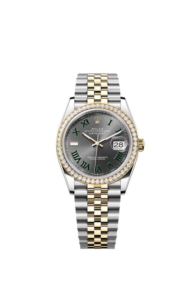 Rolex | Datejust | 126283RBR | Steel | 36 mm | Gold/Steel | Grey | Automatic