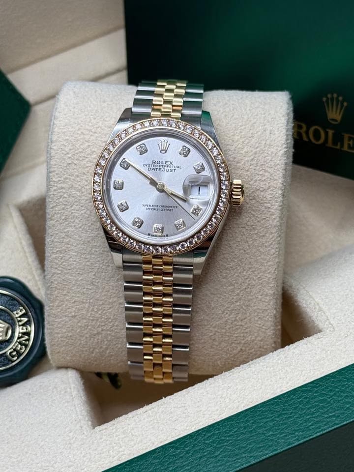 Rolex | Datejust | 279383RBR | Steel | 28 mm | Gold/Steel | Silver | Automatic