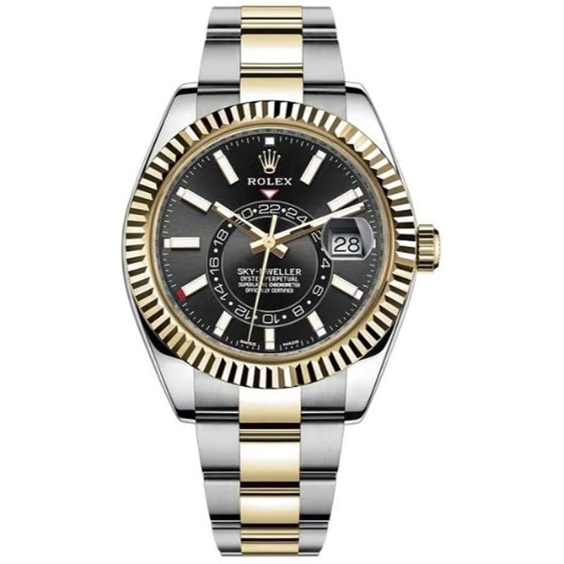 Rolex | Sky-Dweller | 336933 oyster bracelet | Gold/Steel | 42 mm | Gold/Steel | Black | Automatic