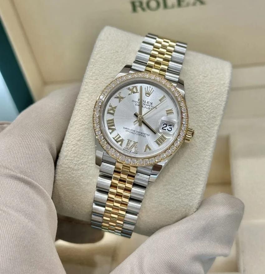 Rolex | Datejust | 278383RBR SILVER ROMAN JUB | Gold/Steel | 31 mm | Gold/Steel | Silver | Automatic