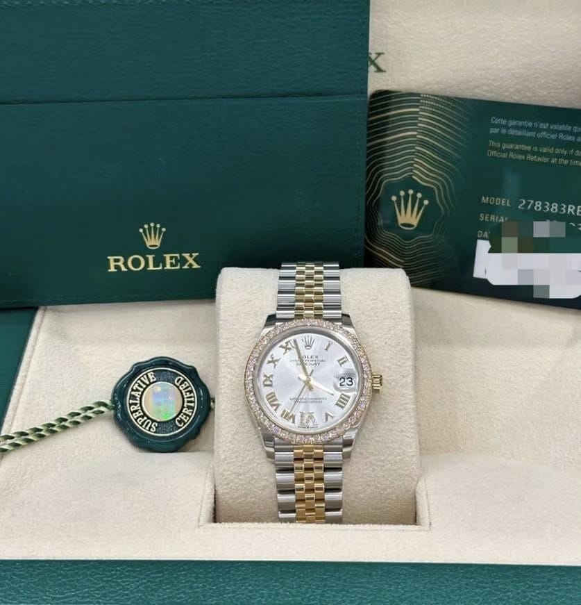 Rolex | Datejust | 278383RBR SILVER ROMAN JUB | Gold/Steel | 31 mm | Gold/Steel | Silver | Automatic