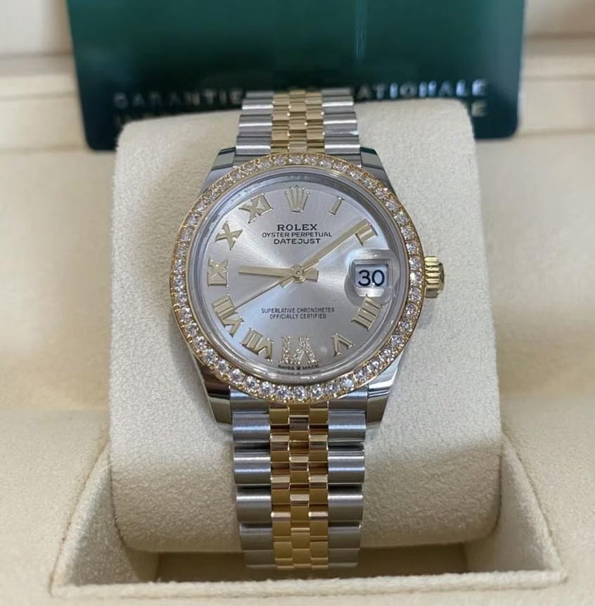 Rolex | Datejust | 278383RBR SILVER ROMAN JUB | Gold/Steel | 31 mm | Gold/Steel | Silver | Automatic