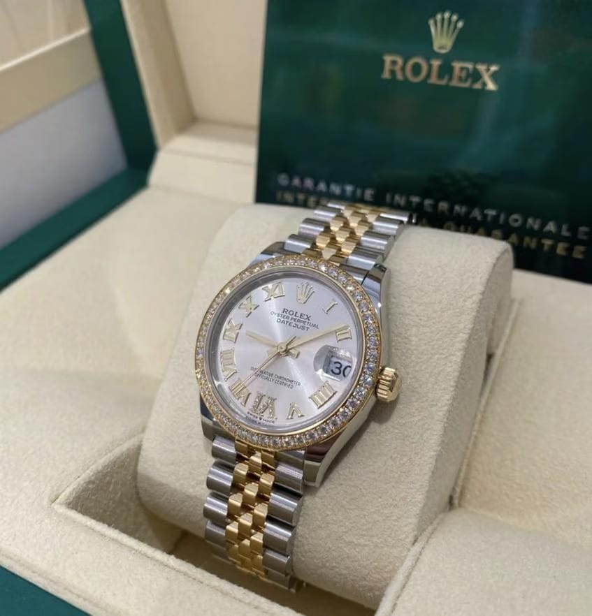Rolex | Datejust | 278383RBR SILVER ROMAN JUB | Gold/Steel | 31 mm | Gold/Steel | Silver | Automatic