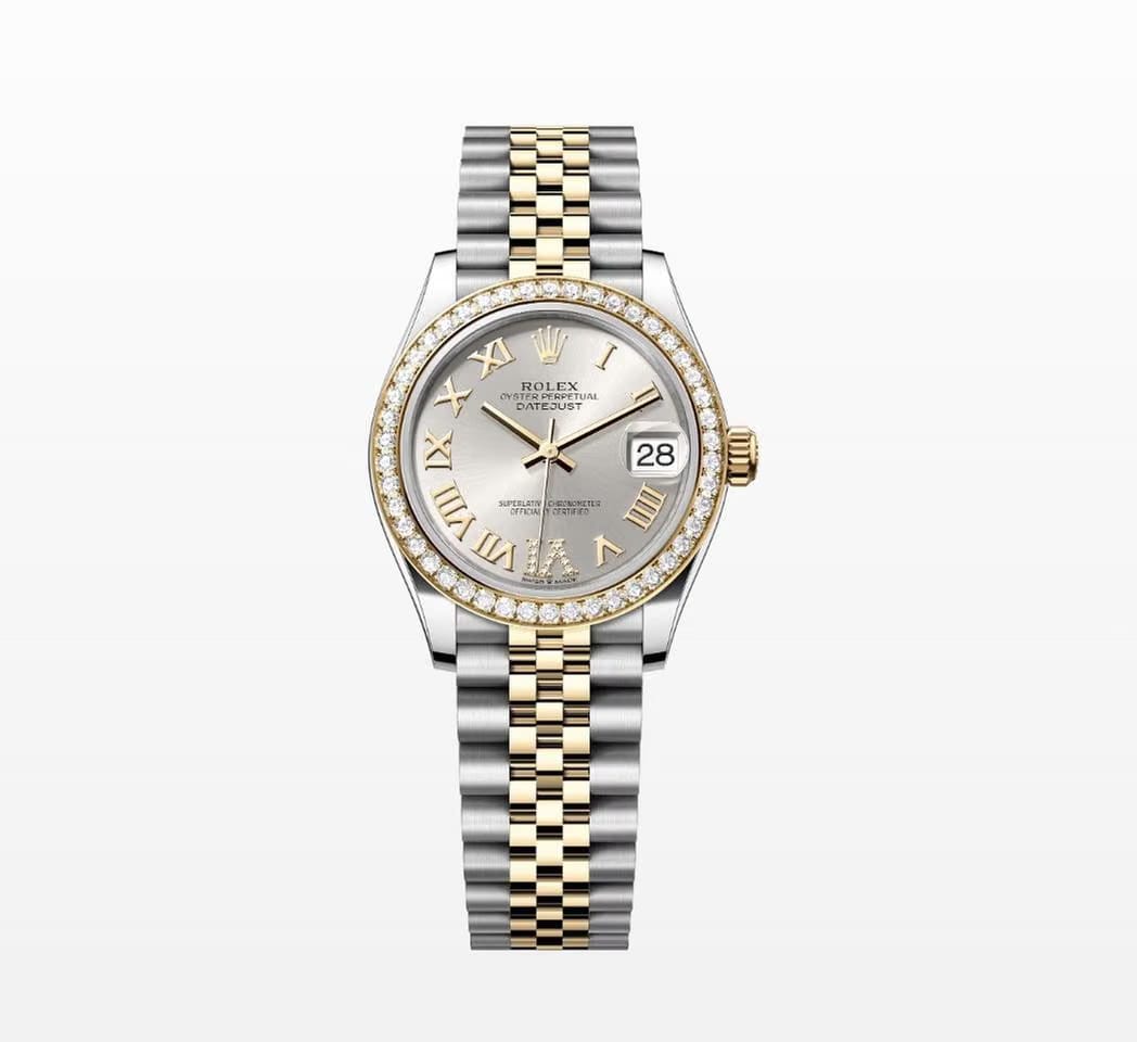 Rolex | Datejust | 278383RBR SILVER ROMAN JUB | Gold/Steel | 31 mm | Gold/Steel | Silver | Automatic