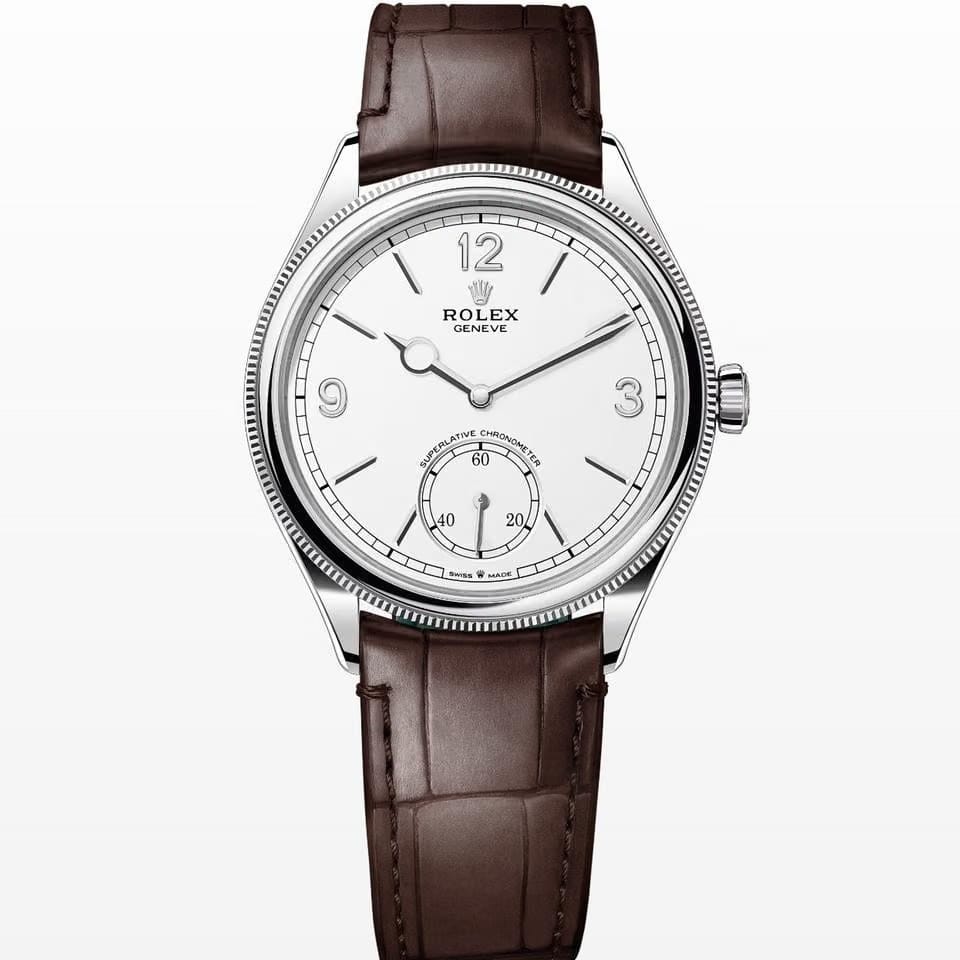Rolex | 1908 | 52509 | White gold | 39 mm | White | Automatic